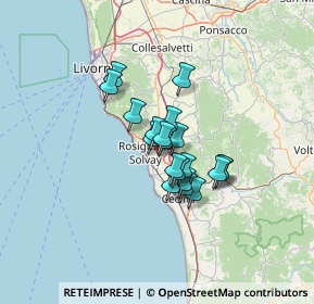 Mappa 57016 Rosignano Marittimo LI, Italia (8.654)