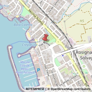Mappa Via Trieste, 136, 57016 Rosignano Marittimo, Livorno (Toscana)