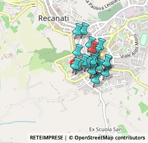 Mappa Piazzale A. da Recanati, 62019 Recanati MC, Italia (0.276)