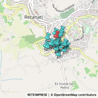 Mappa Via Zara, 62019 Recanati MC, Italia (0.223)