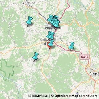 Mappa Via Pastrengo, 53034 Colle di Val d'Elsa SI, Italia (7.34111)