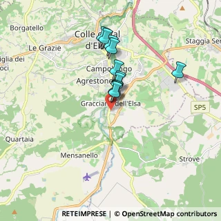 Mappa Via Pastrengo, 53034 Colle di Val d'Elsa SI, Italia (1.40636)