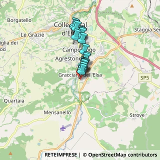 Mappa Via Pastrengo, 53034 Colle di Val d'Elsa SI, Italia (1.3425)