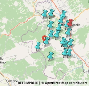 Mappa Vocabolo Toppo, 06010 Città di Castello PG, Italia (7.139)