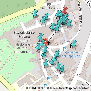 Mappa Via Giacomo Leopardi, 62019 Recanati MC, Italia (0.06679)