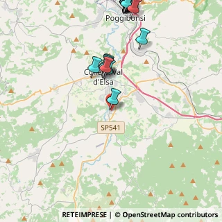 Mappa Via Curtatone, 53034 Colle di Val d'Elsa SI, Italia (5.8215)