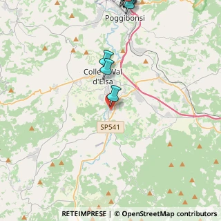 Mappa Via Curtatone, 53034 Colle di Val d'Elsa SI, Italia (6.52)