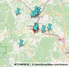 Mappa Via Curtatone, 53034 Colle di Val d'Elsa SI, Italia (5.52714)