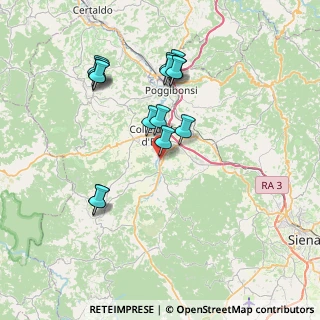 Mappa Via Curtatone, 53034 Colle di Val d'Elsa SI, Italia (7.49867)