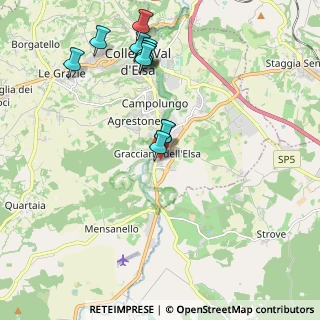 Mappa Via Curtatone, 53034 Colle di Val d'Elsa SI, Italia (2.13364)