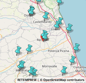 Mappa Viale Colle dell'Infinito, 62019 Recanati MC, Italia (10.4425)