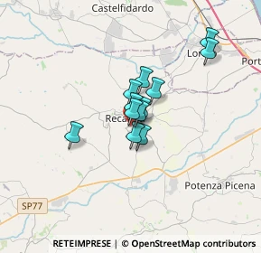 Mappa Via Ettore Leopardi, 62019 Recanati MC, Italia (2.10833)