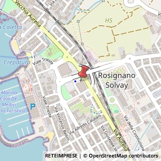 Mappa 57016 Rosignano Solvay LI, Italia, 57016 Rosignano Marittimo, Livorno (Toscana)