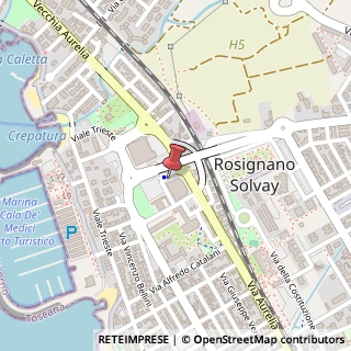 Mappa Via Musselburgh, 10, 57016 Rosignano Marittimo, Livorno (Toscana)