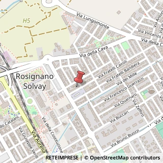 Mappa Piazza Risorgimento, 18, 57016 Rosignano Marittimo, Livorno (Toscana)
