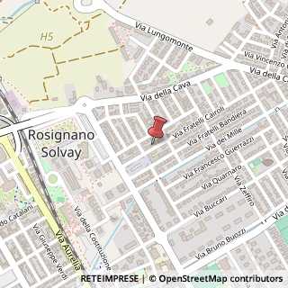Mappa Via Fratelli Cairoli, 19, 57016 Rosignano Marittimo, Livorno (Toscana)
