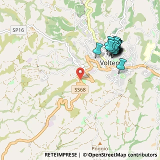 Mappa Via di Val di Cecina, 56048 Volterra PI, Italia (1.0995)