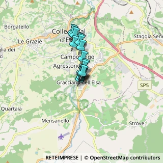 Mappa Via Buonriposo, 53034 Colle di Val d'Elsa SI, Italia (1.0995)