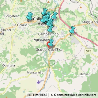 Mappa Via Fratelli Bandiera, 53034 Colle di Val d'Elsa SI, Italia (2.17125)