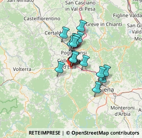Mappa Via Fratelli Bandiera, 53034 Colle di Val d'Elsa SI, Italia (8.77706)