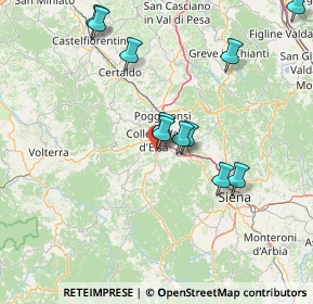 Mappa Via Fratelli Bandiera, 53034 Colle di Val d'Elsa SI, Italia (15.86545)