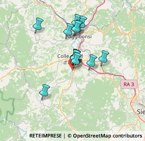 Mappa Via Fratelli Bandiera, 53034 Colle di Val d'Elsa SI, Italia (5.37429)