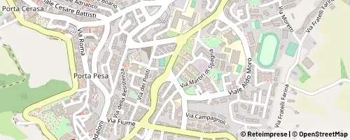 Mappa Recanati