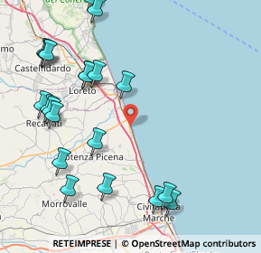 Mappa SS 16, 62018 Potenza Picena MC, Italia (10.42)