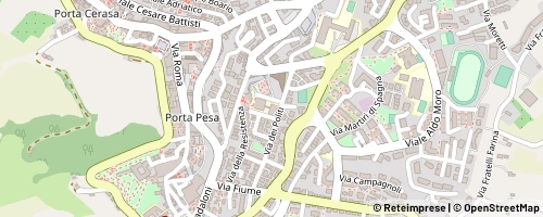Mappa Recanati