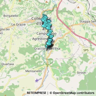 Mappa Località Gracciano, 53034 Colle di Val d'Elsa SI, Italia (1.0725)