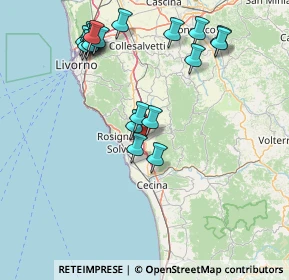 Mappa Via A. Moro 16 Loc, 56040 Castellina Marittima PI, Italia (17.7735)