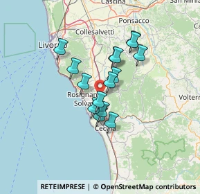Mappa Via A. Moro 16 Loc, 56040 Castellina Marittima PI, Italia (10.26133)