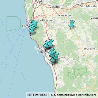 Mappa Via A. Moro 16 Loc, 56040 Castellina Marittima PI, Italia (11.14125)