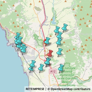 Mappa Via A. Moro 16 Loc, 56040 Castellina Marittima PI, Italia (4.21)