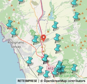 Mappa Via A. Moro 16 Loc, 56040 Castellina Marittima PI, Italia (5.668)
