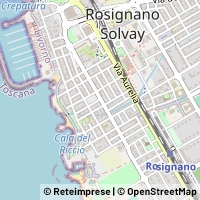 지도 Rosignano Marittimo