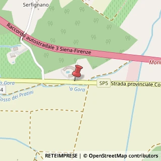 Mappa Strada Provinciale Colligiana, 14, 53035 Monteriggioni, Siena (Toscana)