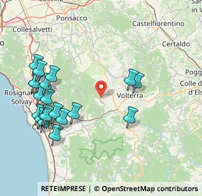 Mappa Piazza 25 Aprile, 56040 Montecatini Val di Cecina PI, Italia (18.651)