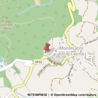 Mappa Piazza 25 Aprile, 56040 Montecatini Val di Cecina PI, Italia, 56040 Montecatini Val di Cecina, Pisa (Toscana)