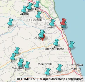 Mappa SP 104, 62019 Recanati MC, Italia (10.293)