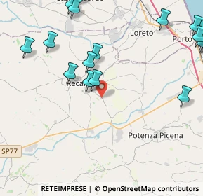 Mappa SP 104, 62019 Recanati MC, Italia (6.286)