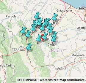 Mappa Corso Vittorio Emanuele, 62021 Apiro MC, Italia (10.021)