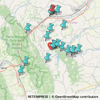Mappa CAP, 62021 Apiro MC, Italia (7.923)