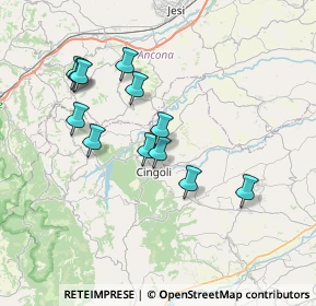 Mappa Località S. Flaviano, 62011 Cingoli MC, Italia (6.8025)