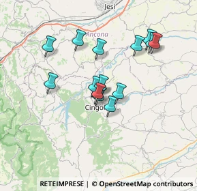 Mappa Località S. Flaviano, 62011 Cingoli MC, Italia (6.10071)