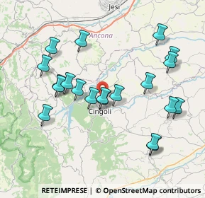 Mappa Località S. Flaviano, 62011 Cingoli MC, Italia (7.956)