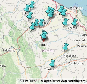 Mappa Via S. Flaviano, 62011 Cingoli MC, Italia (15.306)