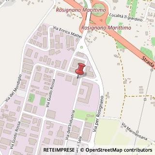 Mappa Via dell'Industria, 2, 57016 Rosignano Marittimo, Livorno (Toscana)