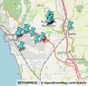 Mappa Via Caduti di Nassiriya, 57016 Rosignano Marittimo LI, Italia (1.8465)