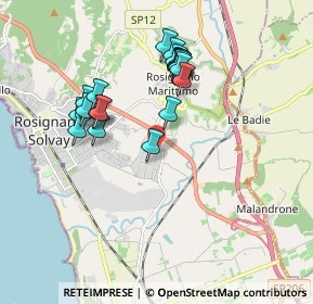 Mappa Via Caduti di Nassiriya, 57016 Rosignano Marittimo LI, Italia (1.7455)